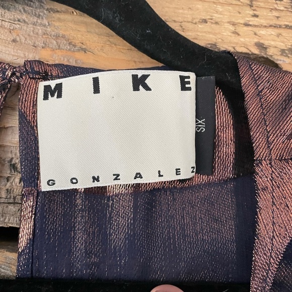 Mike Gonzalez Silk Geometric Dress - Picture 5 of 9